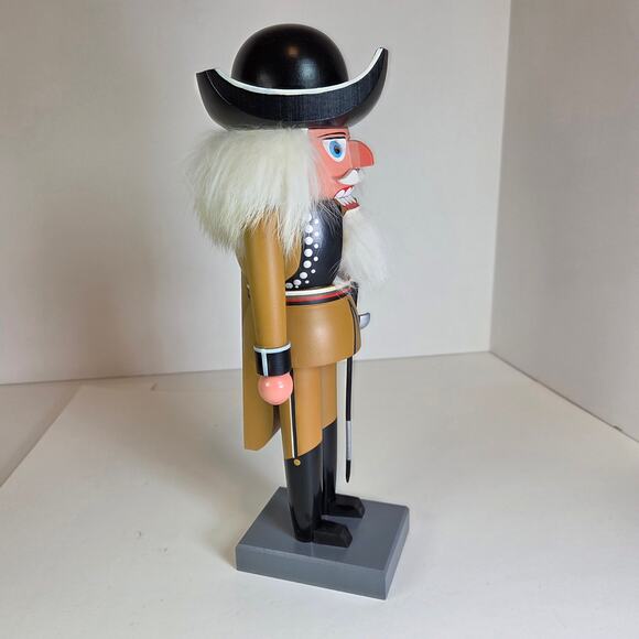 Vintage Erzgebirge German Nutcracker Soldier 10.5" – GDR Handmade Wood - Picture 2 of 13